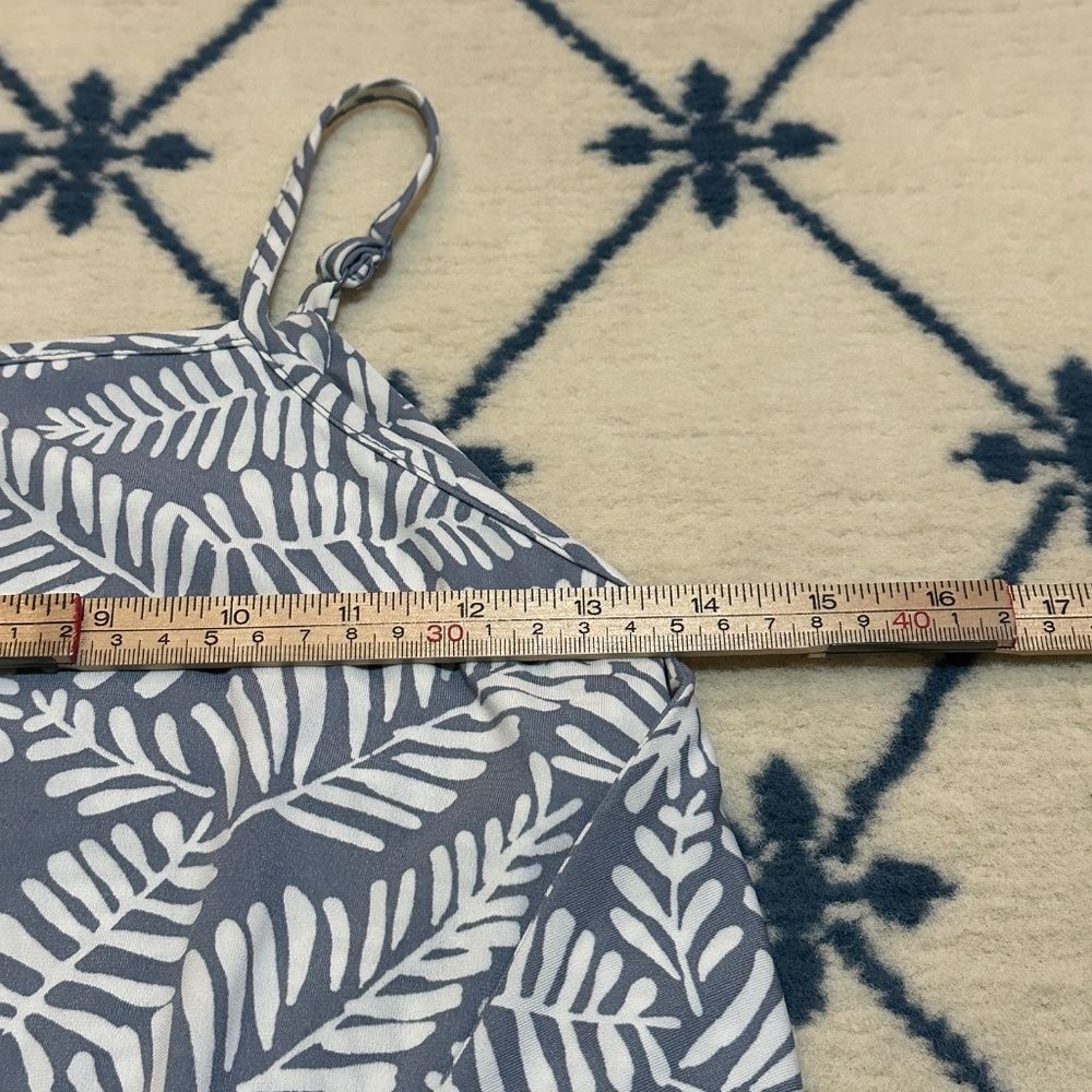 Maurices Women's Blue and White Floral Jumpsuit Romper - Picture 3 of 4